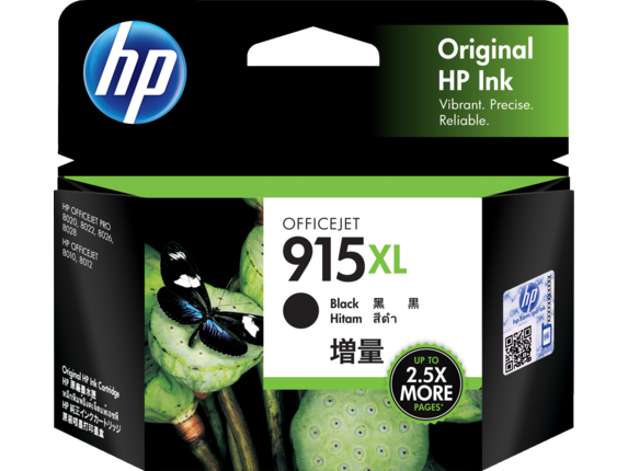 Mực in HP 915XL High Yield Black Original Ink Cartridge (3YM22AA)
