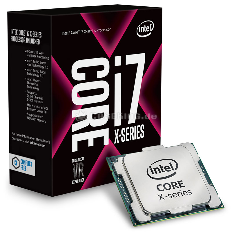 Intel Core I7-7820X (3.60Ghz, 8 Cores - 16 Threads, Socket LGA 2066)