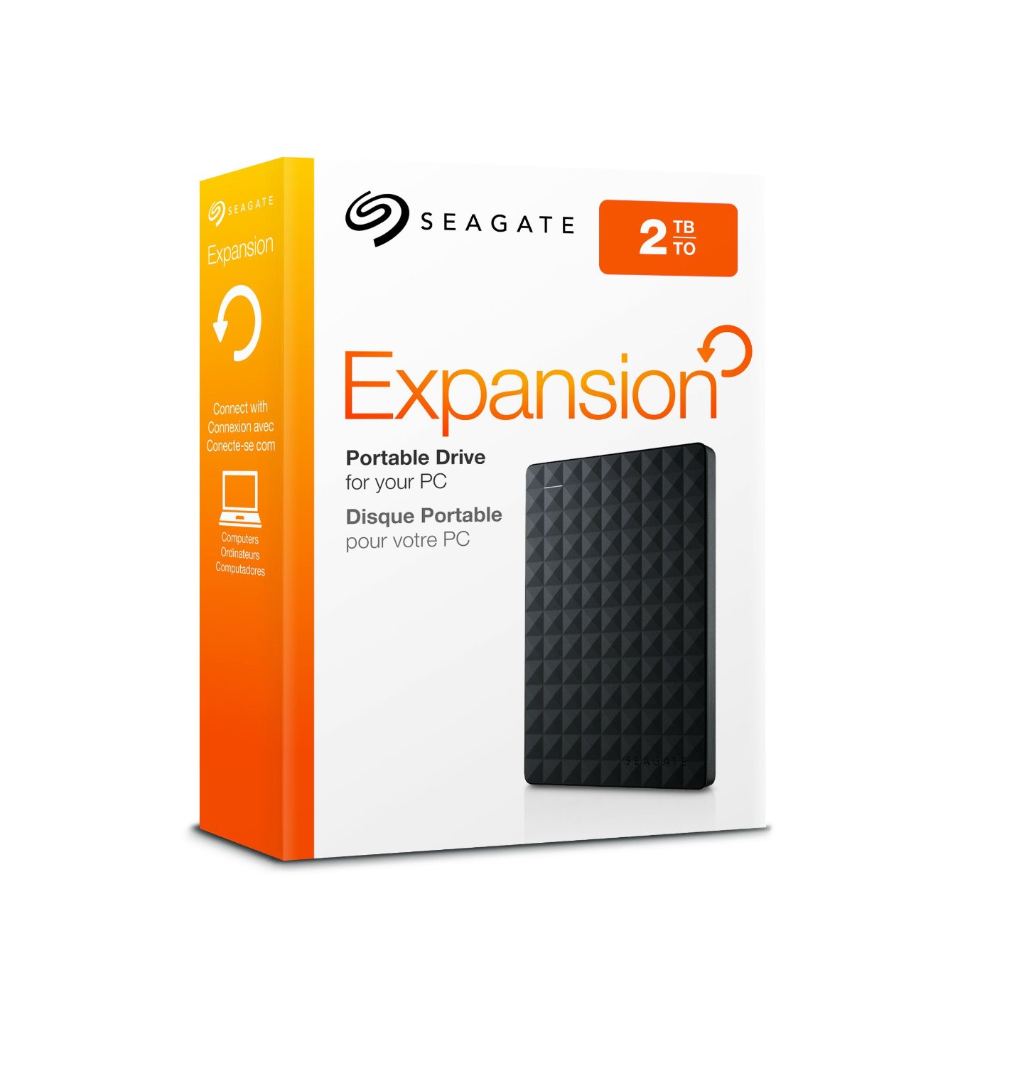 Seagate Expansion 2TB Portable External Hard Drive USB 3.0 (STEA2000400)