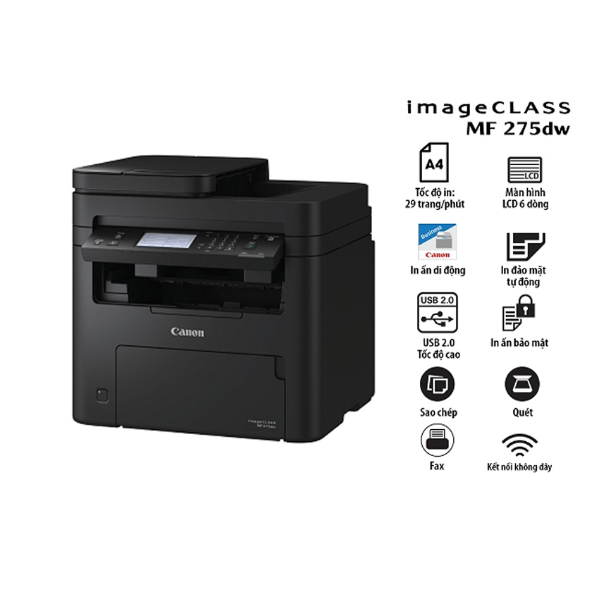 Máy in đa chức năng Canon MF275dw -Nhập khẩu