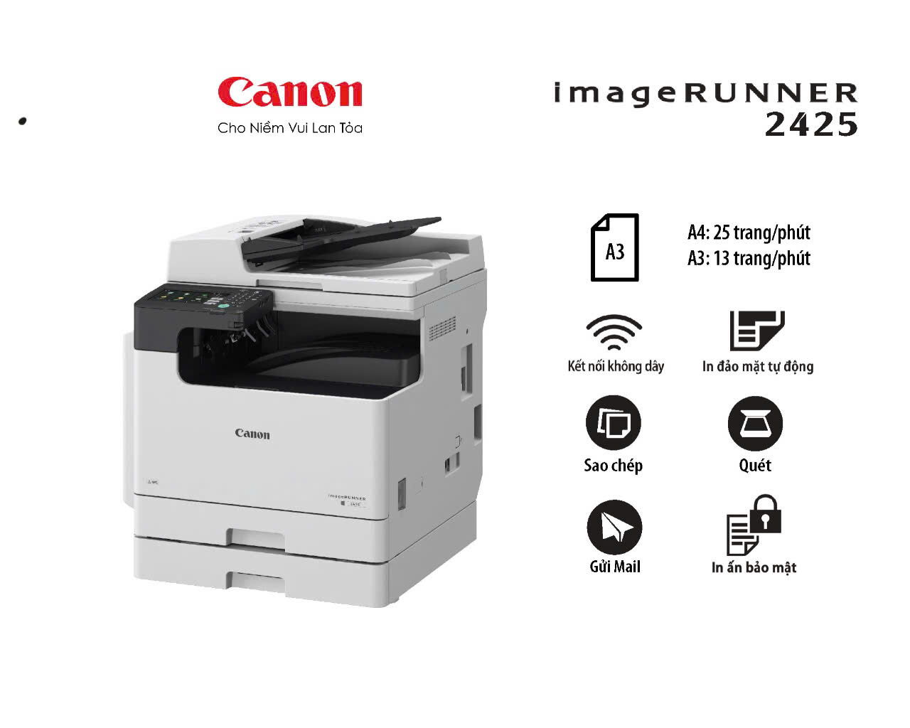 Máy photocopy Canon imageRUNNER 2425