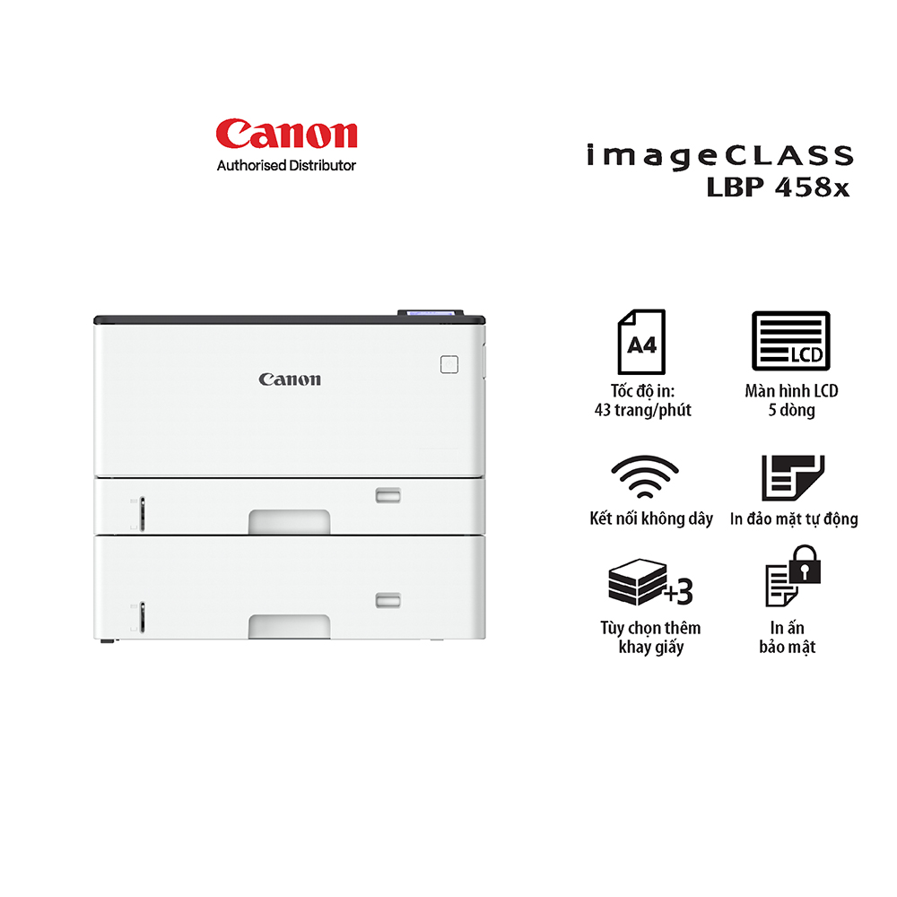 Máy in laser đen trắng Canon LBP458X