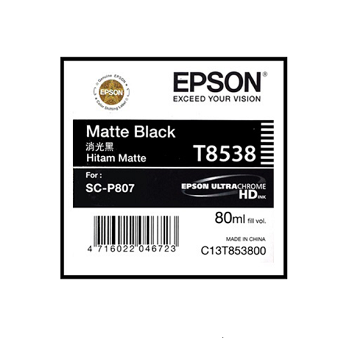 Mực in Epson T853800 Matte Black Toner Cartridge (C13T853800)