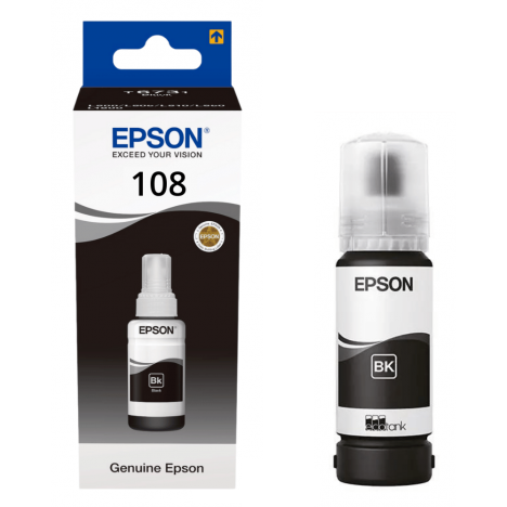 Mực in Epson 108 EcoTank Black Ink Bottle (C13T09C14A)