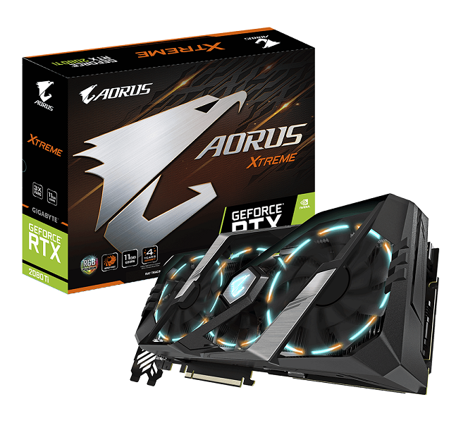 VGA Gigabyte Aorus GeForce® RTX 2080 Ti Xtreme 11G