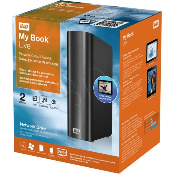 Ổ cứng WD My Book Live 2TB Hard Drives ( WDBACG0020HCH)