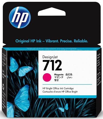 Mực in HP 712 29ml Magenta Ink Cartridge (3ED68A)