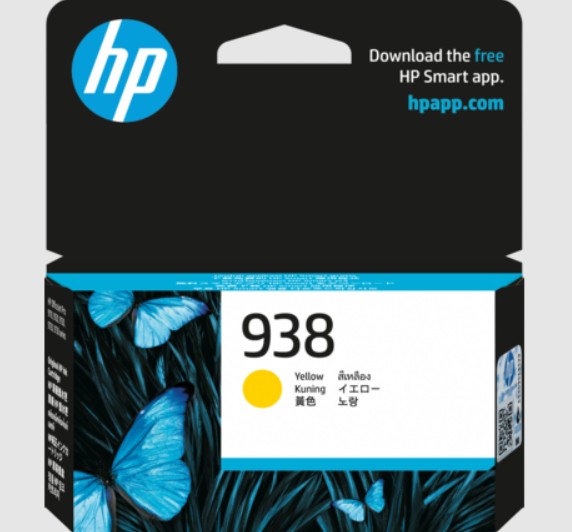 Mực in HP 938Y Yellow Original Ink Cartridge (4S6X7PA)