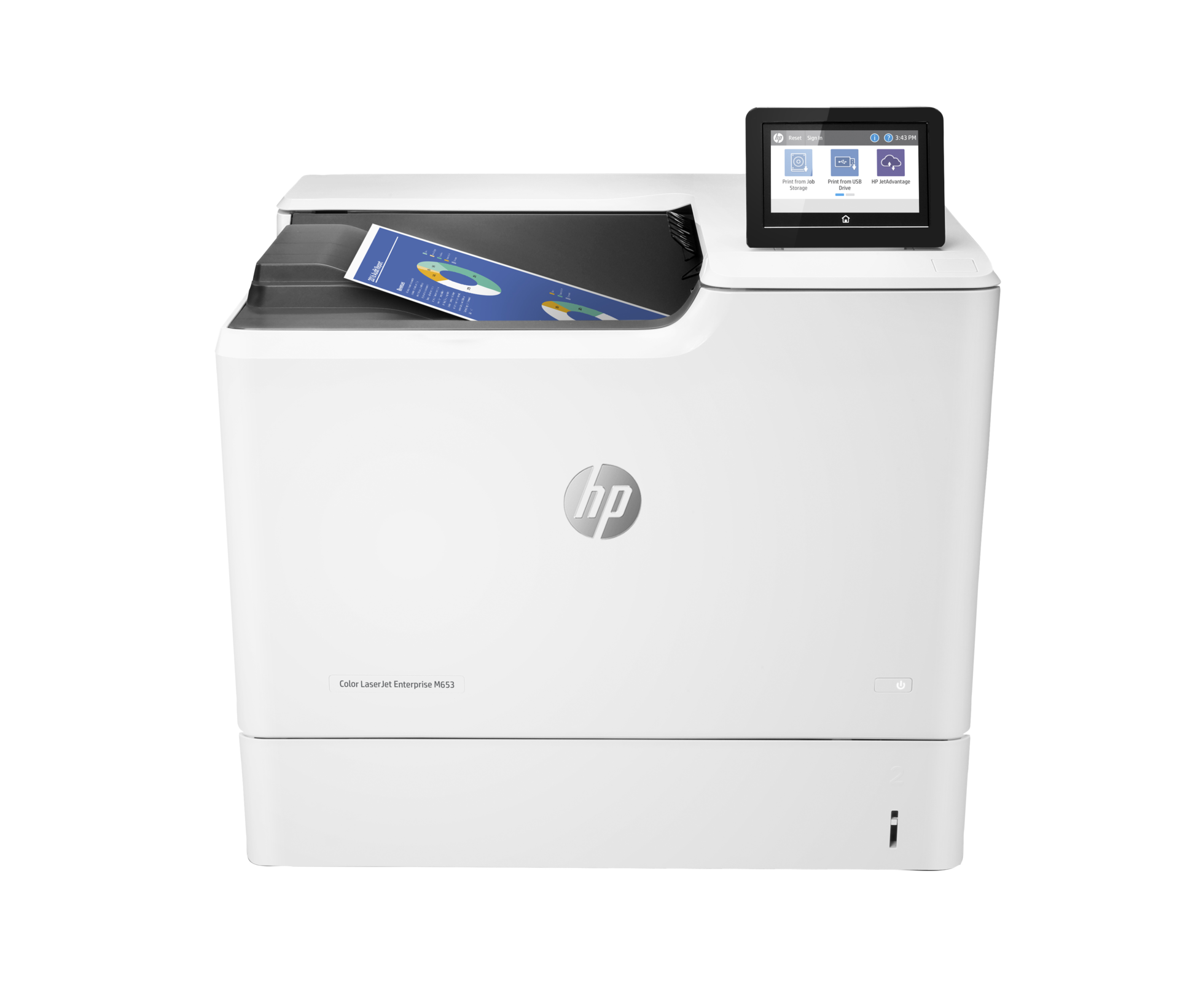 Máy in HP Color LaserJet Enterprise M653dn (J8A04A)