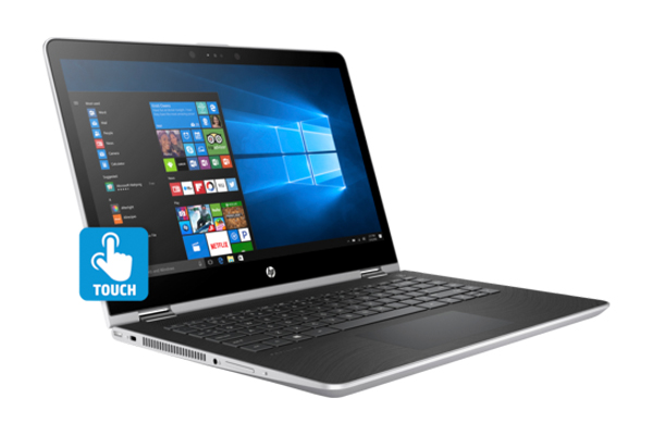 Laptop HP Pavilion x360 14-ba062TU Core i3-7100U / 2GV24PA (Silver)