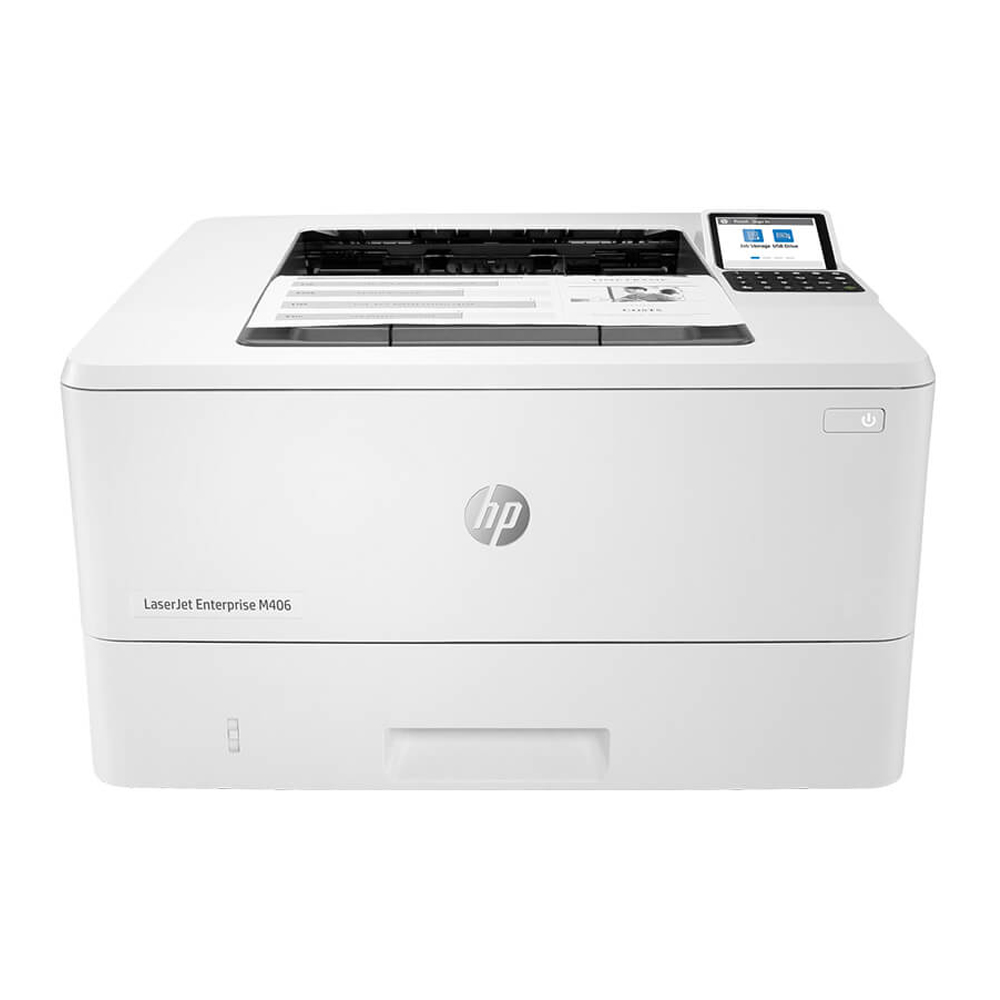 Máy in laser đen trắng HP LaserJet Enterprise M406dn ((3PZ15A) Chính hãng