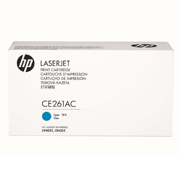 Mực in HP 647AC Cyan Contract Original LaserJet Toner Cartridge (CE261AC)