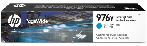 Mực in HP 976Y Extra High Yield Cyan Original PageWide Cartridge (L0R05A)