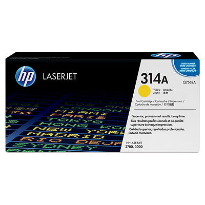 Mực in HP 314A Yellow LaserJet Toner Cartridge (Q7562A)