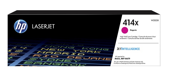 Mực in HP 414X High Yield Magenta Original LaserJet Toner Cartridge (W2023X)