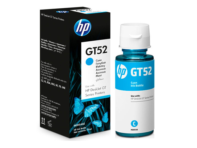 Mực in HP GT52 Cyan Original Ink Bottle (M0H54AE)
