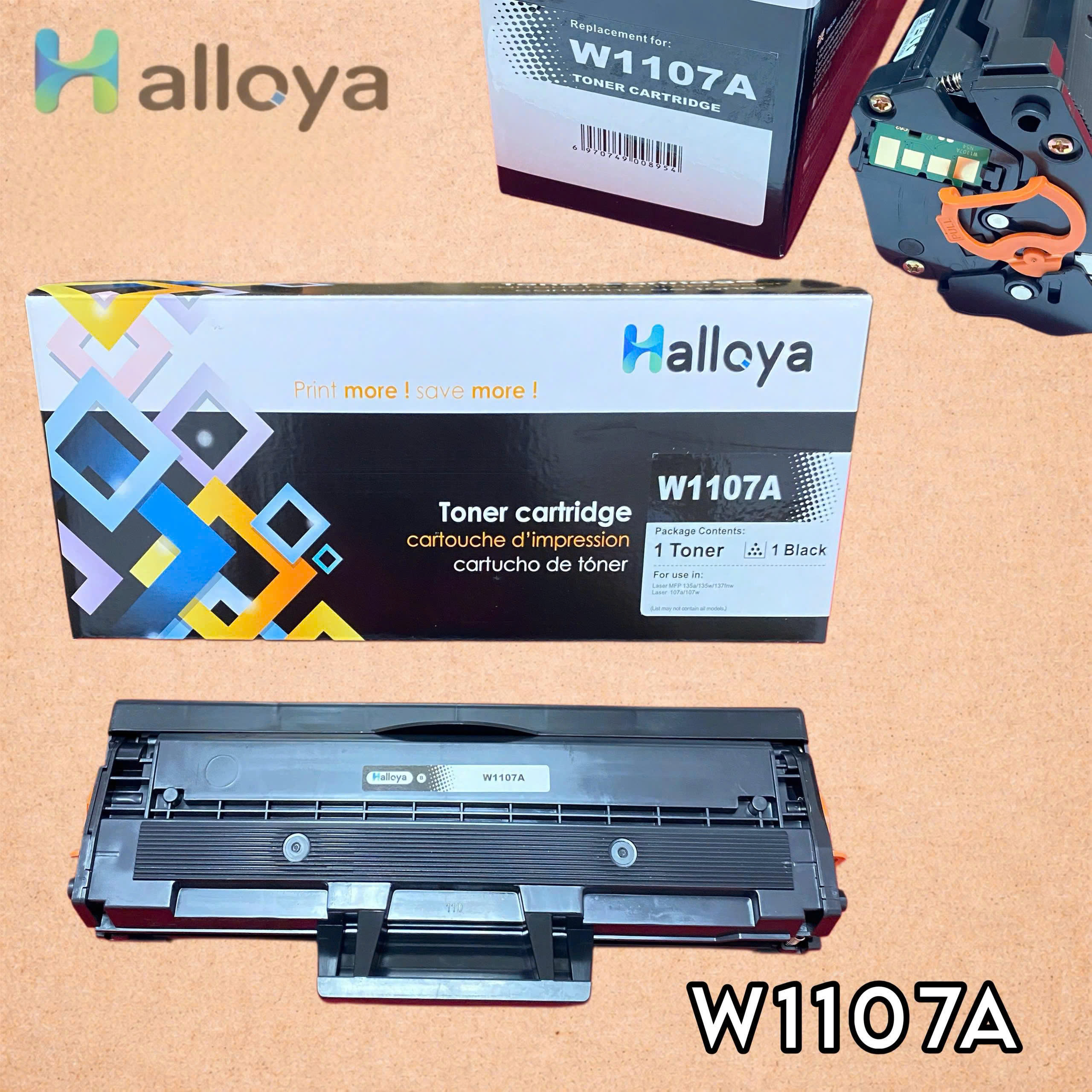Mực thương hiệu Halloya HP W1107A