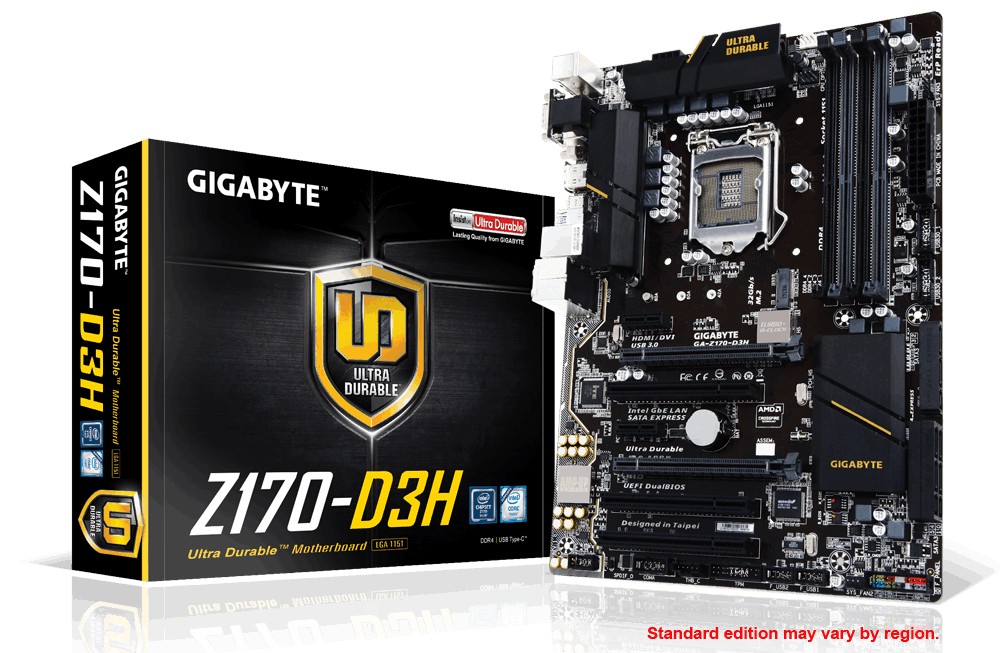 Main Gigabyte GA-Z170-D3H, Socket 1151 (GA-Z170-D3H)