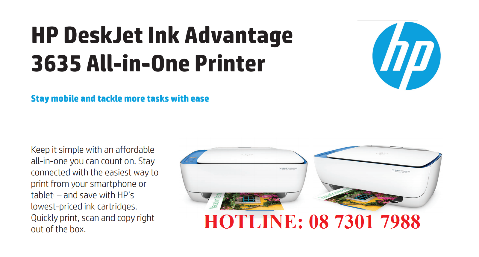 Mực in Hp DeskJet 3635
