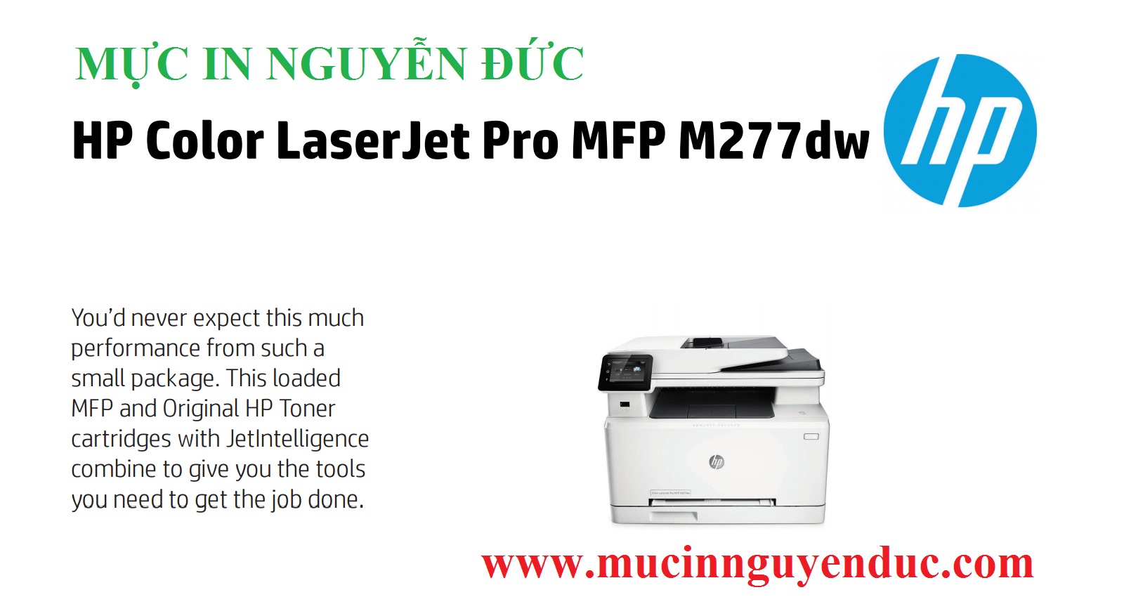 Mực in HP Color LaserJet MFP M277dw