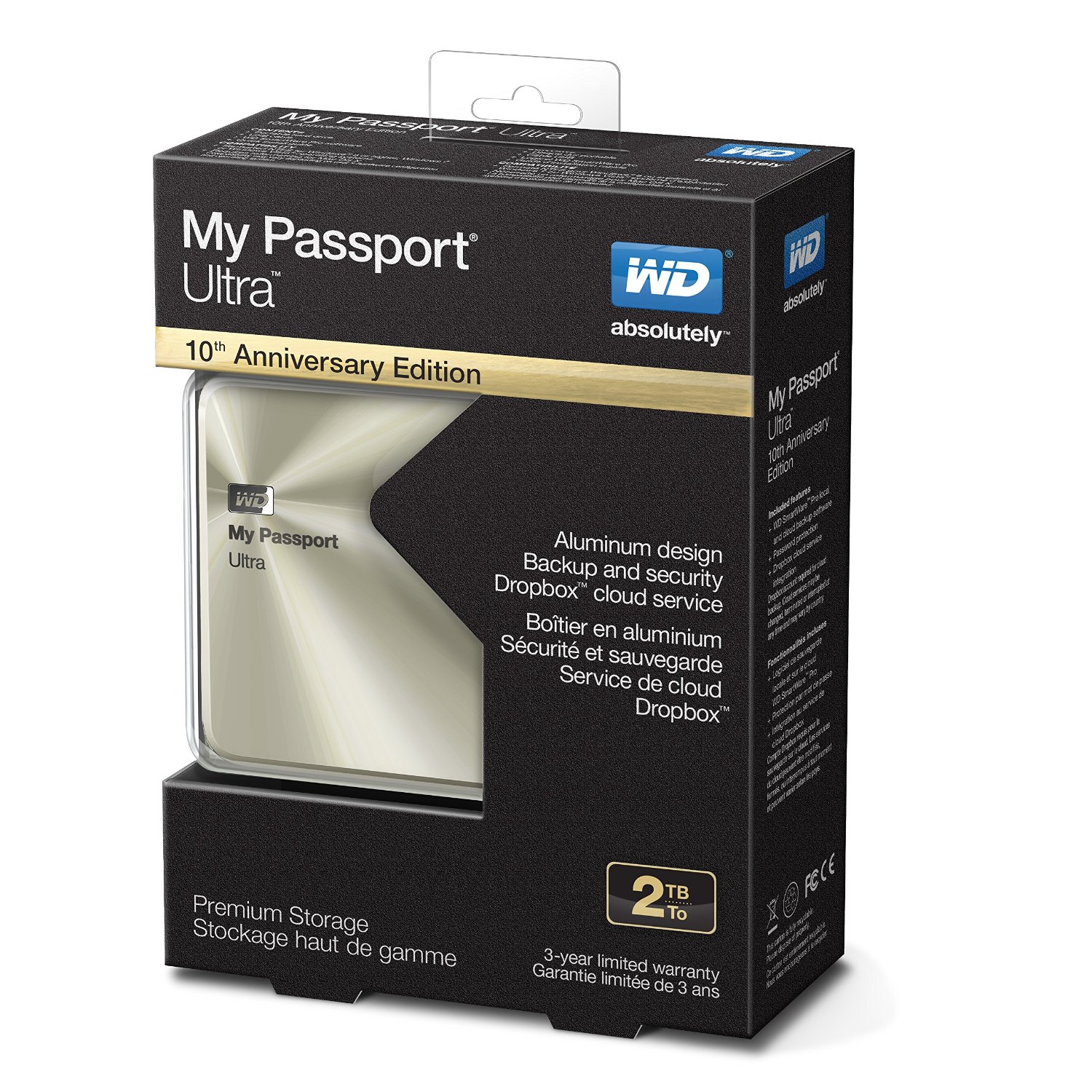 WD My Passport Ultra Metal Edition 2TB (WDBEZW0020BCG)