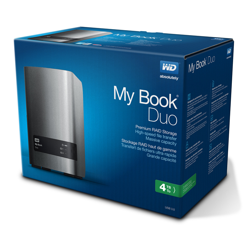 Ổ cứng ngoài WD My Book Duo 4TB (WDBLWE0040JCH)