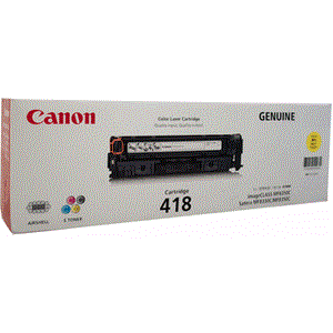 Mực in laser màu Canon 418 Yellow Toner Cartridge
