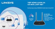 Linksys RE6500HG AC1200 MAX Wi-Fi Range Extender with High-Gain Antennas (RE6500HG)