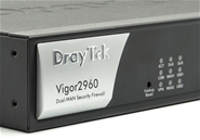 Draytek Vigor2960 - Super Load balancing router - Firewall &  VPN server  - NAT throughput upto  500Mbps - VPN trunking - Tăng gấp đôi băng thông VPN - Intel CPU, upto 200PC