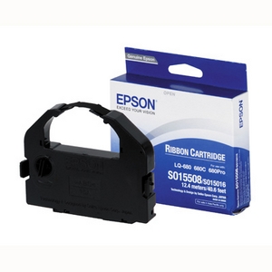 Ribbon Epson S015508 Black Ribbon Cartridge (Ruy băng máy LQ-680 chính hãng)