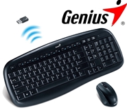 Bộ bàn phím chuột không dây Genius KB-8000X