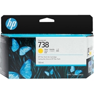 Mực HP 738 130ml Yellow DesignJet Ink Cartridge (498N7A)