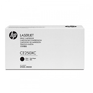 HP High Yield Black Contract Original LaserJet Toner Cartridge(CE250XC)