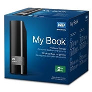 Ổ cứng WD My Book Western 2TB External Hard Drive  (WDBFJK0020HBK)
