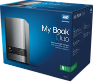 Ổ cứng ngoài WD My Book Duo 8TB (WDBLWE0080JCH)